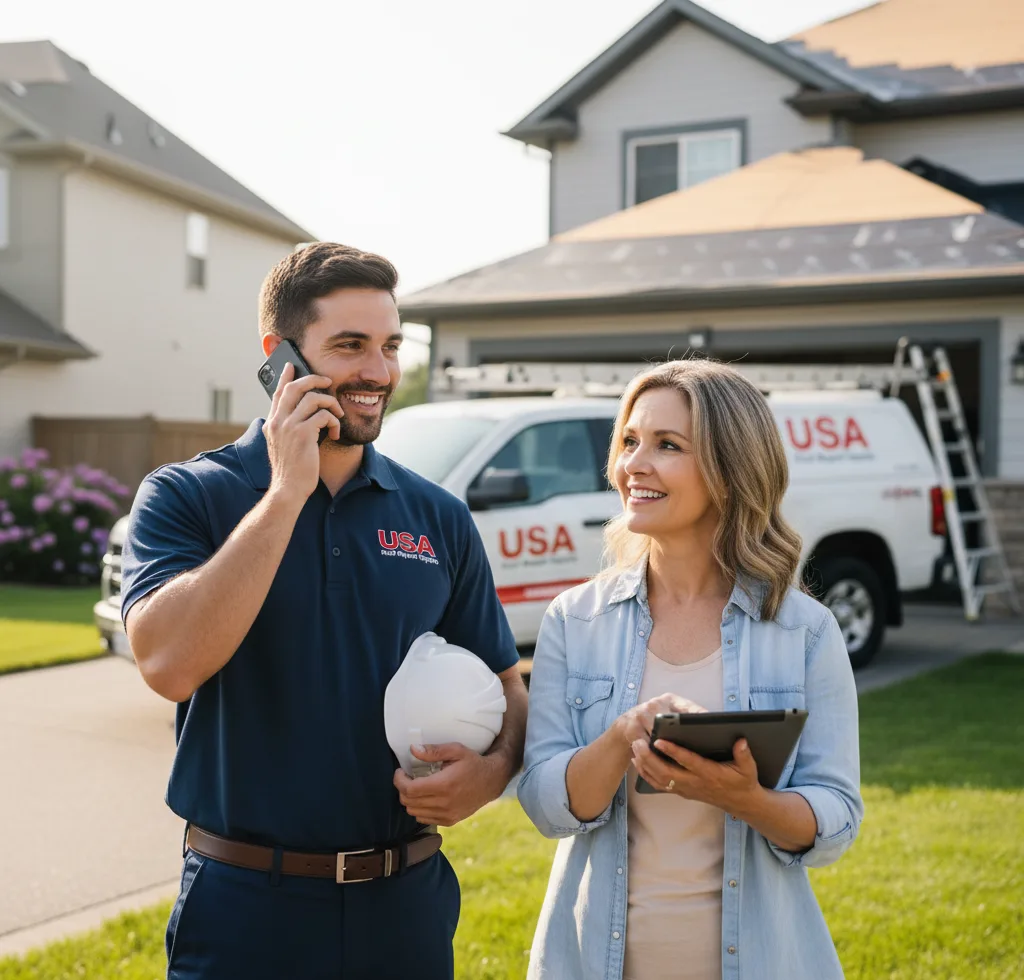 USA Roof Repair Experts customer support in Bellefonte